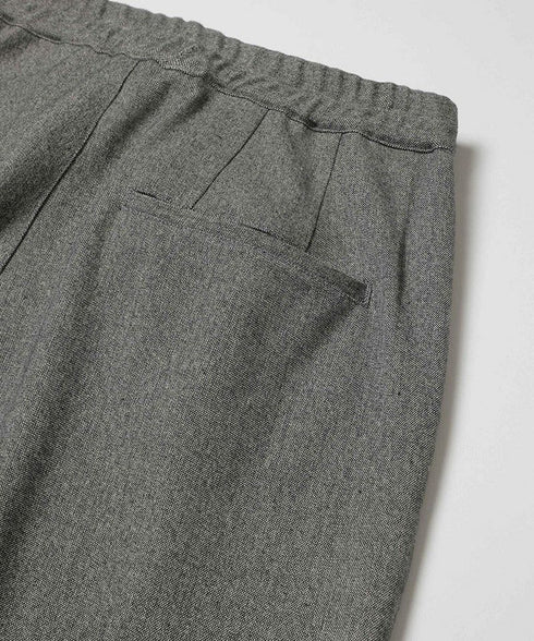 MR.OLIVE / PEACHSKIN STRETCH GABARDINE / 2TACK WIDE EASY PANTS / ミスターオリーブ ピーチスキンストレッチギャバジン 2タックワイドイージーパンツ